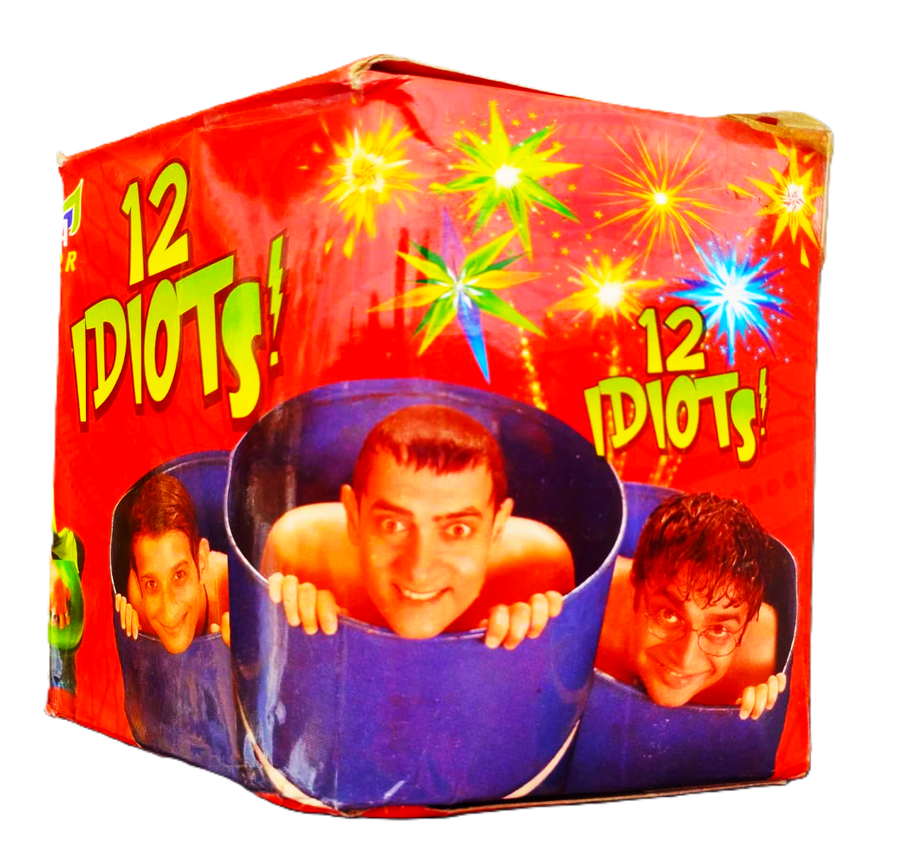 12 Shot - Multi Colour / Crackling / Rider